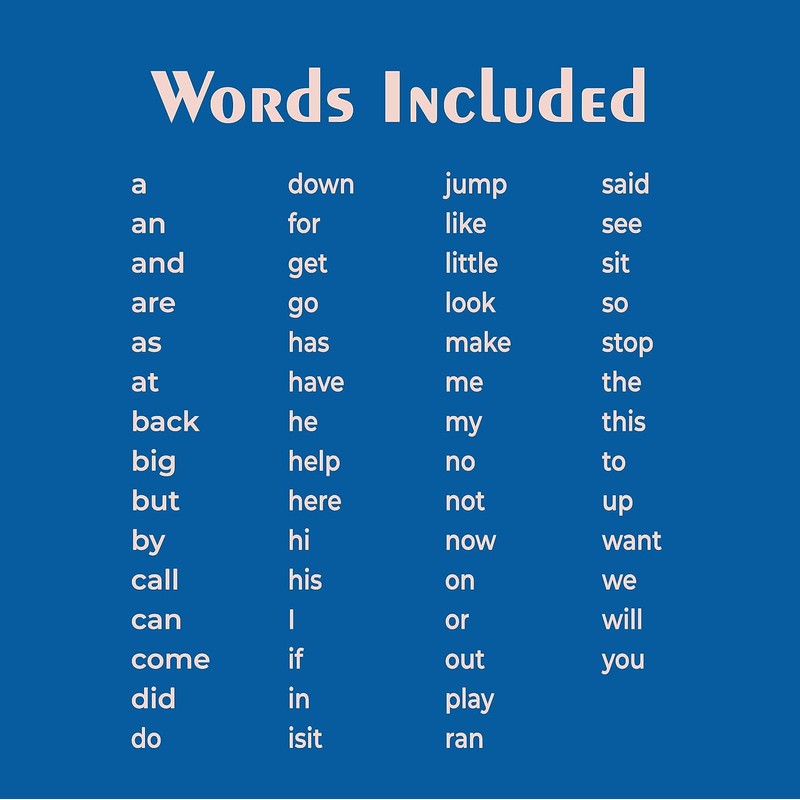 SnapWords List A Pocket Chart Cards Multisensory | Kinesthetic Flash