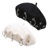 FANGFA Berets Fashion Iron Ring Painter Hat Punk Style Beret