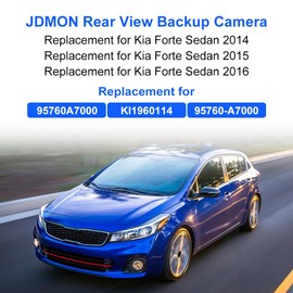 JDMON Backup Camera Replacement for Kia Forte Sedan 2014 2015 2016 Reverse Rear Park Assist Camera Replacement for 95760A7000 95760-A7000 KI1960114