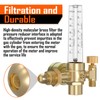 BETOOLL Argon/CO2 Mig Tig Flow Meter Gas Regulator Gauge Welding