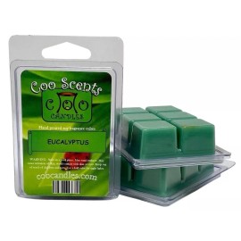 Coo Candles 3 Pkgs Coo Candles Soy Wickless Candle Bar Wax Melts - Eucalyptus