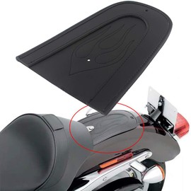 New Black Leather Frame Rear Fender Bib Cover Cushion Fit for Harley Sportster XL 883 1200 2004-Up