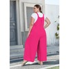 Moon Wood Plus Size Jumpsuits for Women Adjustable Casual Summer