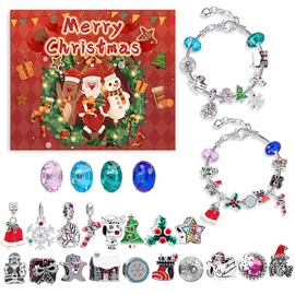 Children Bracelet Making Kit Gift Box DIY Crafts Arts Christmas Present Stocking Stuffers for Girls Kids Type 2