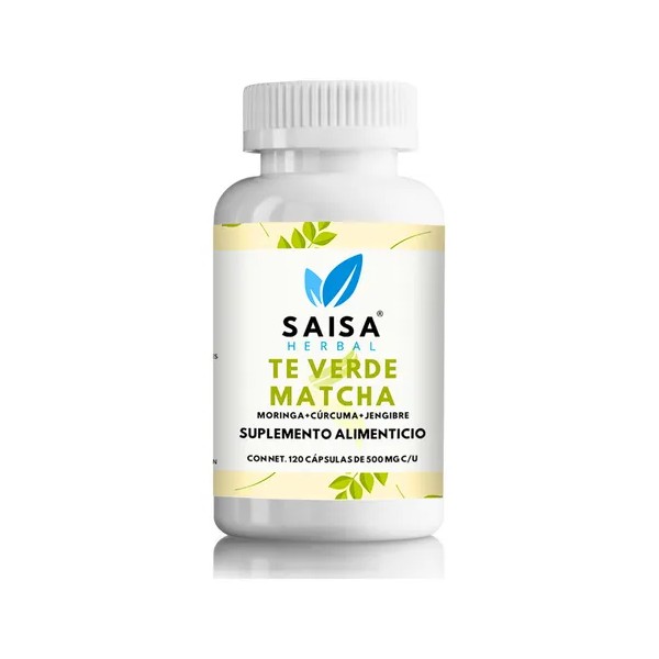 Té Verde Matcha + Moringa + Cúrcuma + Jengibre 120