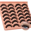 Natural Eyelashes D Curl Russian Strip Lashes 17mm 6D False