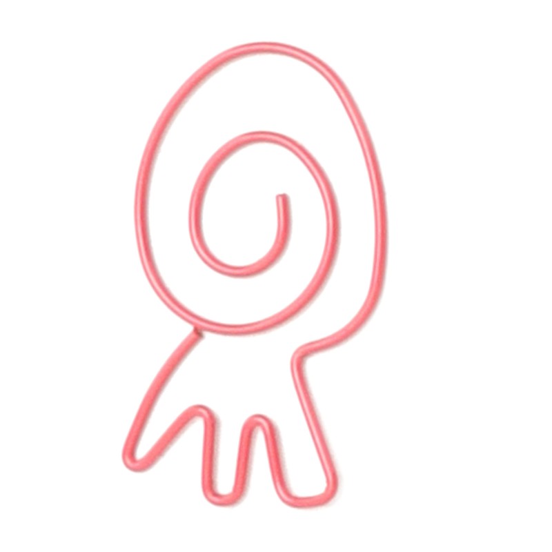 100pcs Paper Clips Portable Mini Electroplating Green Tree Pink Strawberry