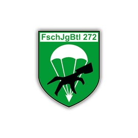 Sticker FschJgBtl 272 Coat of Arms Badge Paratrooper 7 x 6 cm A787