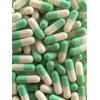 Empty Gelatin Capsules Size 3 Mint/White (100)