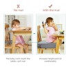 TOTIDYH Toddler Booster Seat for Dining Table, Non-Slip Kitchen Chair