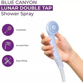 Portable Double Tap Sink Shower Head Hose, Shampoo Sprayer, 183 cm
