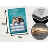Rat Sign Wellness Towel Relaxation Decorative Bathroom Wooden Stand Colour