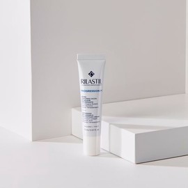 Rilastil - Progression(+) Contorno de Ojos Antiarrugas, Hidrata, Rellena y Reafirma, con Ácido Hialurónico y Colágeno Biotech, para Pieles en Pre y Me