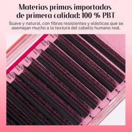 Extensiones De Pestañas Masscaku U 5d, U Shaped 5d W Lashes                                                                                           
