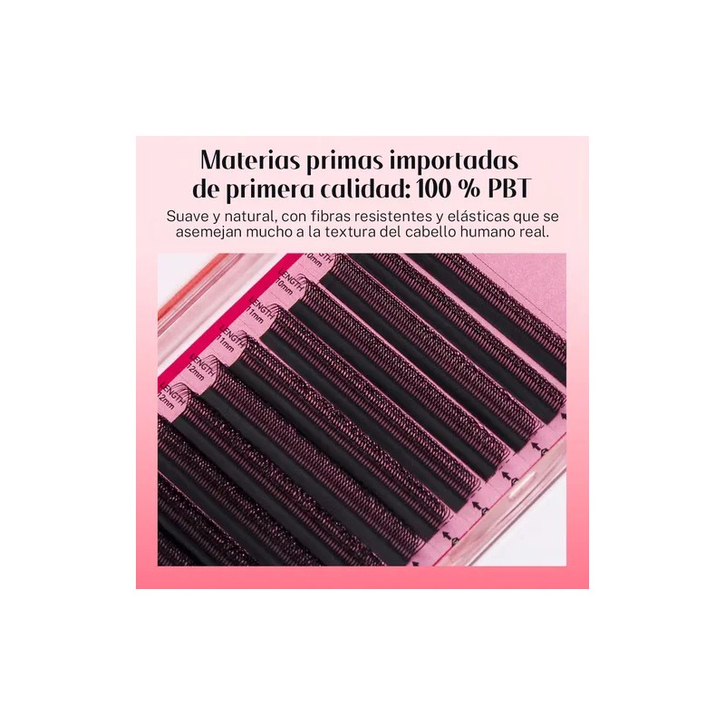 Extensiones De Pestañas Masscaku U 5d, U Shaped 5d W