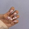 Rose Ballet Core Spring Nail Tips - L-Coffin / 로즈