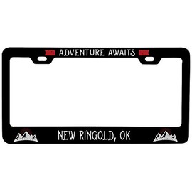 R and R Imports New Ringold Oklahoma Vanity Metal License Plate Frame