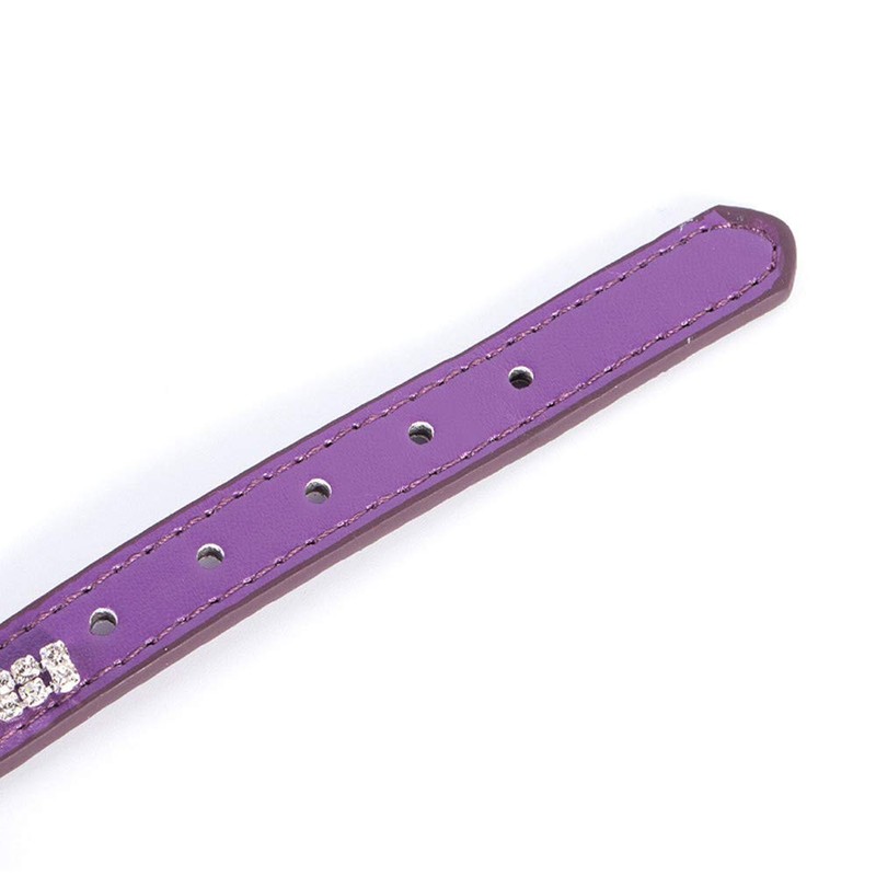 RayMinsino Pet Fashion Collar Adjustable Jewelry Puppy Cat Rhinestone Diamond
