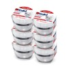 Cuki 6 Packs of 10 Aluminium Bowls with Super Strong