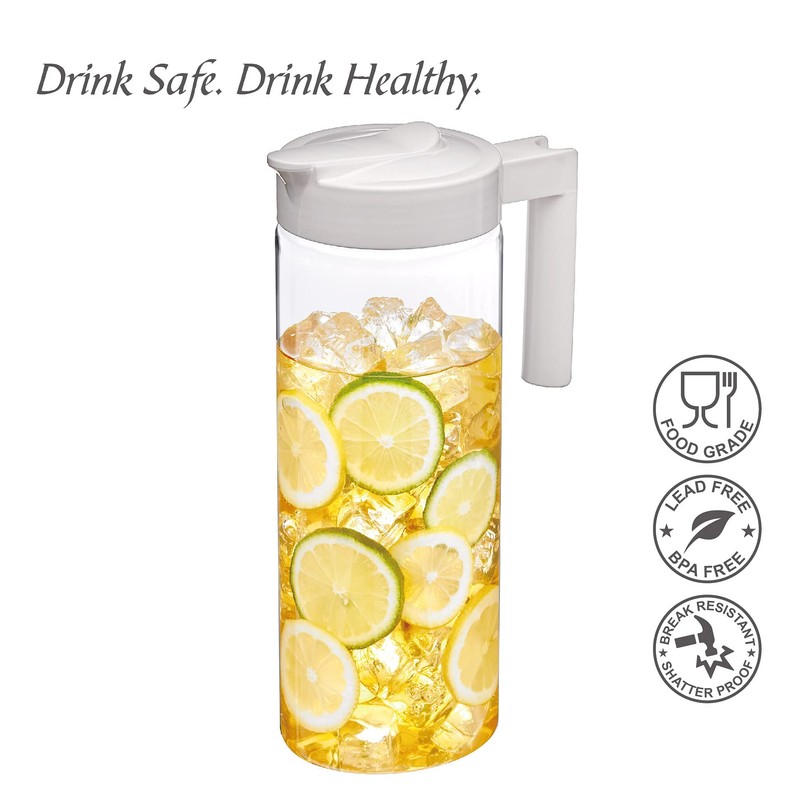 Amazing Abby - Skinny - Tritan Pitcher (64 oz), Unbreakable