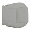 Priprilod Gray Perforated Leather Driver Side Bottom Seat Cover Compatible