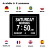 Medication Reminder Day Date Time of The Week Clock Digital