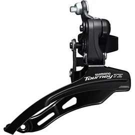 Shimano Tourney/TY FD-TZ510 6-speed MTB front derailleur, down swing, down pull, 28.6mm, 66-69, 48T black/silv