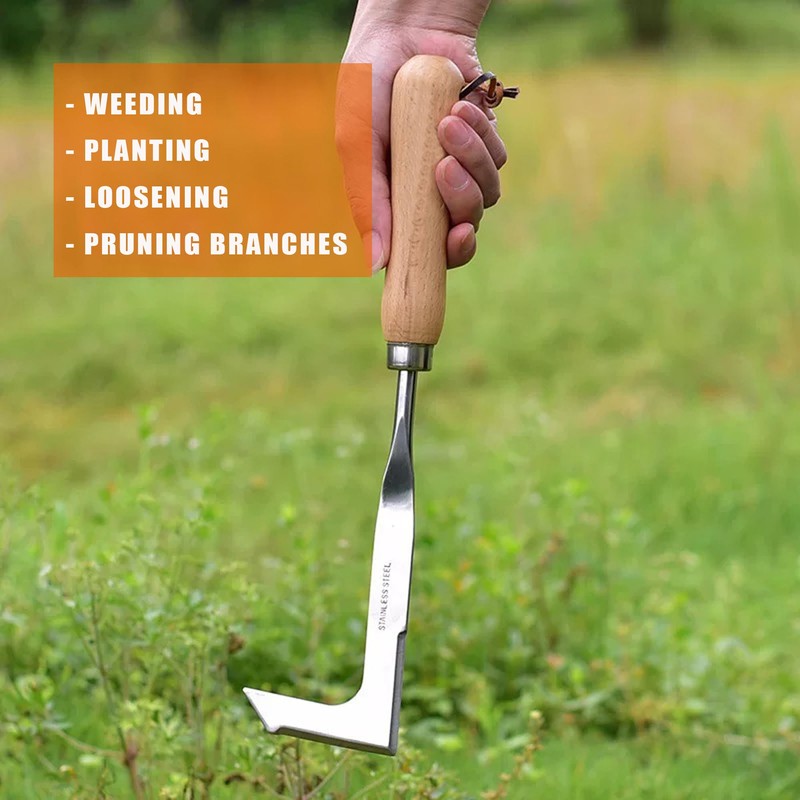 SHANFEEK Crack Weeder Weed Removal Tool Gardening Hand Tools Weed