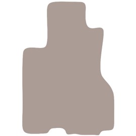 Wielganizator Driver's Velour Floor Mat Suitable for Honda CR-V II (2001-2006) SUV Driver's Side Driver's Mat Velour Floor Mat Beige 1-Piece – Perfect Fit