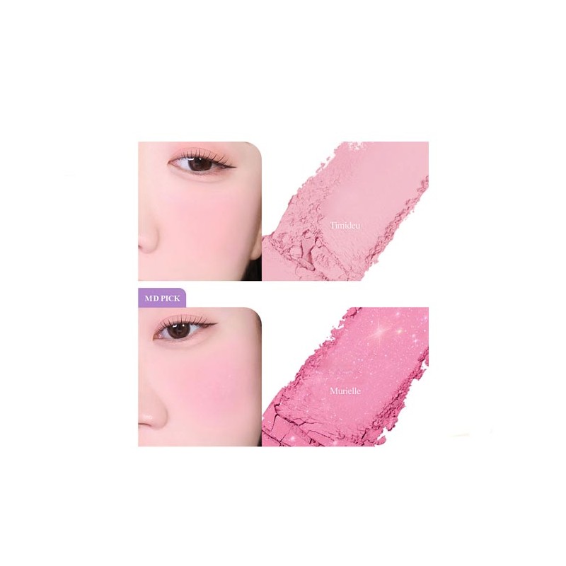 FORENCOS Pure Blusher 5g [Spring Velvet Edition], Color:09 Timideu