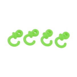 Airshi Bowstring Silencers, Reduce Vibration Rubber Noise Reduction Wear Resistant Strong Toughness Monkey Tail String Stabilizer for Composite Pulley Bow (Green)