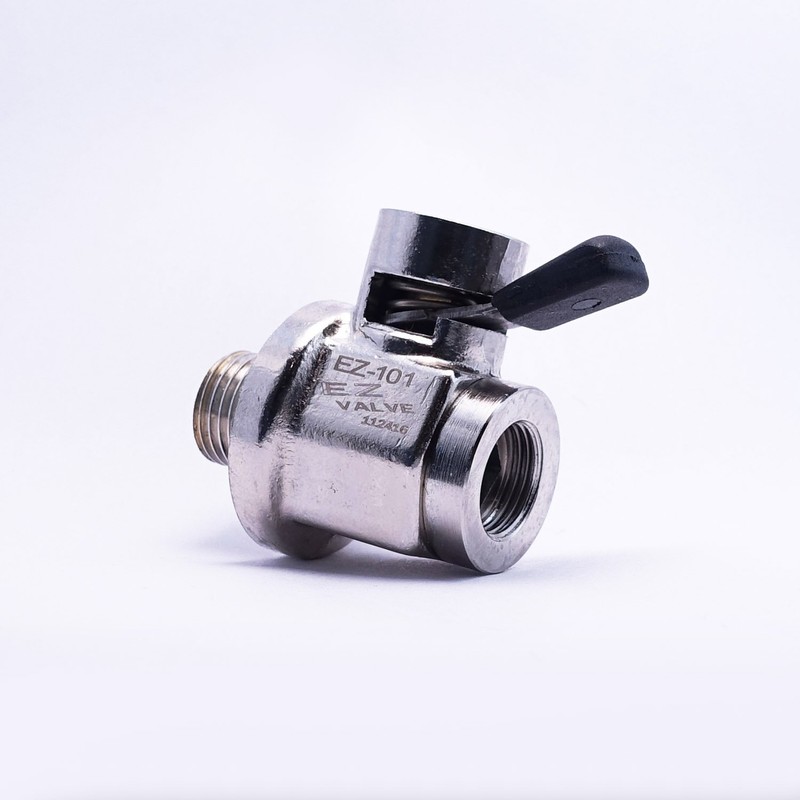 EZ-101(1/2"-20 UNF) EZ Oil Drain Valve with removable L-shaped Hose