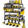 jsyonii Power Tool Organizer, 5 Layer Drill Holders Wall Mount,