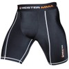 Meister Compression Rush Fight Shorts w/Cup Pocket - Black -