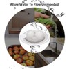 Andexi Washstand, Garbage Receptor, Punching, Garbage Catcher, Stainless Steel, Drain