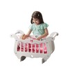 Melissa & Doug White Wooden Doll Crib With Bedding (30