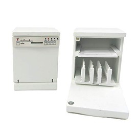 Melody Jane Dollhouse White Dishwasher Modern 1:12 Scale Appliance Kitchen Furniture