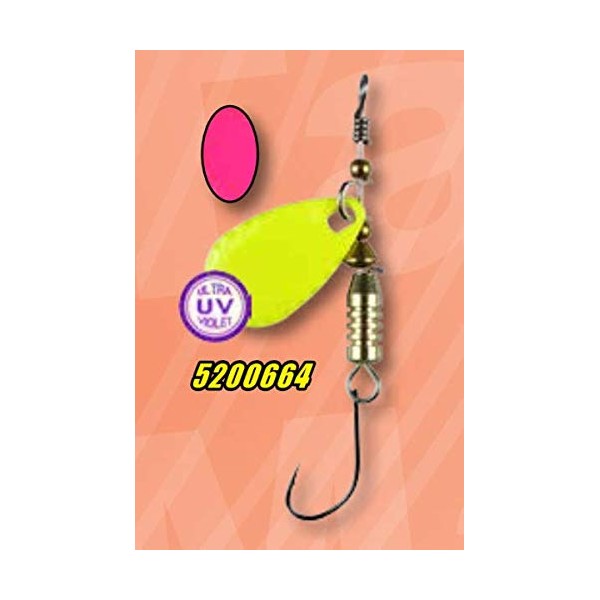 FTM Trout Blinker Spinner 2.5g UV Yellow Pink 5200664 UL