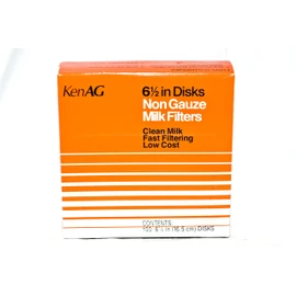 6-1/2" Milk Filter Disks Non-Gauze 100pk, D110 (1)
