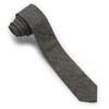 Ruth&Boaz Men's Wool Blend Skinny Necktie Tie (Tweed Black)