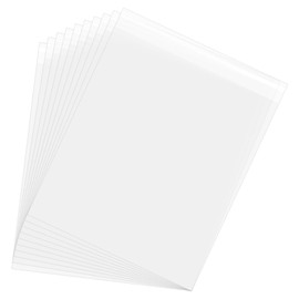 sourcing map 17.3"x 13.8" Acid-Free Picture Sleeve, 120 Pack Crystal Clear Photo Sleeves Storage Bags Transparent Sealing Bag for 13.8"x 15.7" Art Prints, Pictures, Photos, Frame Mats Mattes