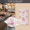 KJIZMO Duplex Outlets Wall Plate Cover, Unbreakable Pink Bows (1)