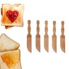Handmade Wooden Butter Knife Jelly Cheese Spreaders Sandwich Condiment Spreaders