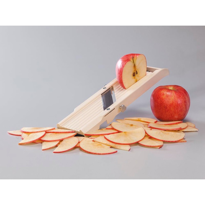 Benriner Mandoline Slicer with 4 Blades, Japanese Stainless Steel, BPA