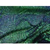 New Creations Fabric And Foam Inc Green Iridescent Geometric Sequins