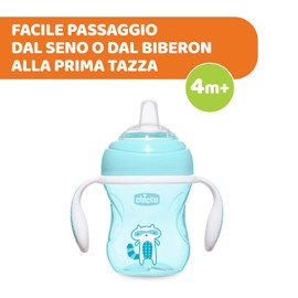 Chicco Vaso de Transición, 4 Meses+, color Azul, 112 g