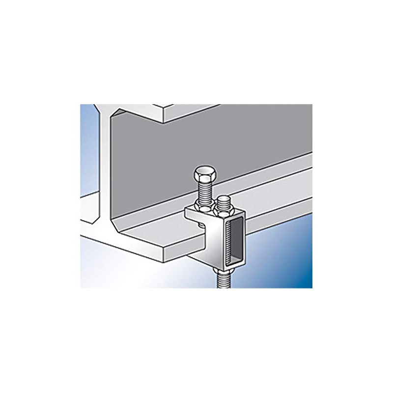 Fischerwerke TKL M10 Carrier Clamp Clamping Range 0-20 mm Black
