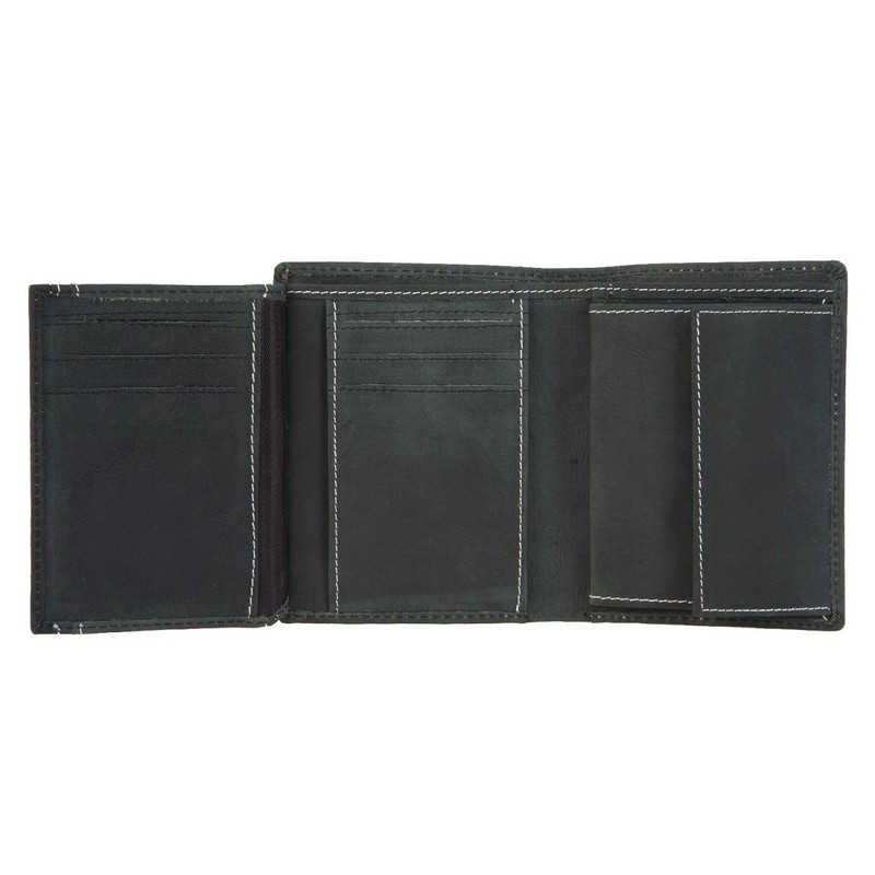 H.I.S Men's Wallet Purse W 34/1653 Black