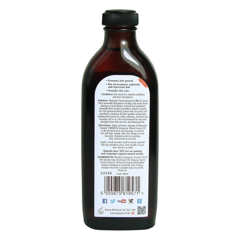 Mamado Original Jamaican Black Castor Oil 150 ml