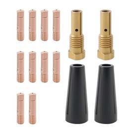 SG Store Set of 14 0.9 mm Flux Core Nozzle Tips Without Gas K3493-1 Compatible with Forney Easy Weld Compatible with Lincoln